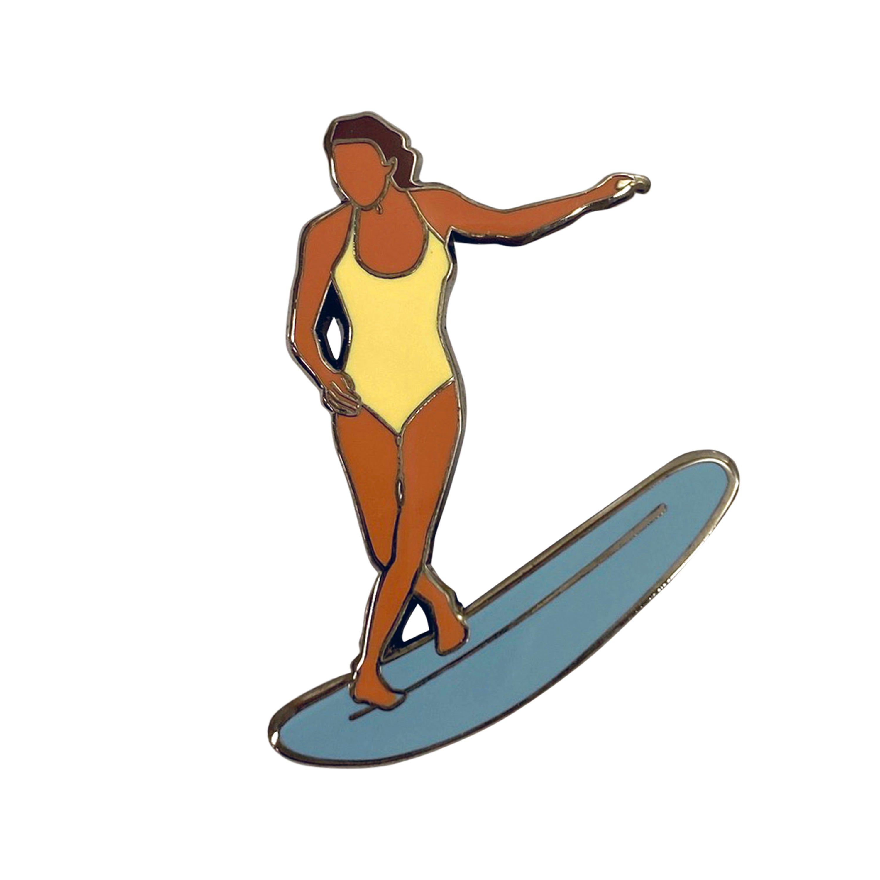 Surfer No.3 Pin